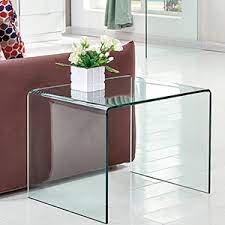 Add style to your home, with pieces that add to your decor while providing hidden storage. Amazon Com Glass End Tables Living Room Sofa Beside Table Living Room End Side Table Kitchen Dining