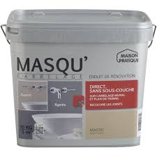 Enduit Decoratif Masqu Carrelage Maison Deco Mastic 10 Kg Carrelage Parement Mural Enduit Decoratif