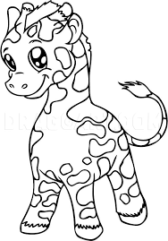 How to draw a baby giraffe. How To Draw A Baby Giraffe Step By Step Drawing Guide By Dawn Dragoart Com