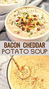 The Ultimate Chunky Potato Soup Chef Not Required Recipe Potato Cheddar Soup Easy Soup Recipes Baked Potato Soup