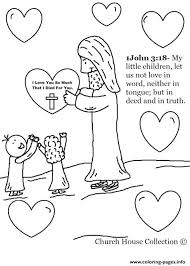 Children coloring page of jesus christ ascension at his twelve apostles. Ascension Of Jesus Coloring Pages Learny Kids