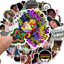 From lh3.googleusercontent.com tarik dan lepas elemen ke halaman editor, lalu atur ulang elemen sesuka anda. Kartun Fashion Inspirasi Melanin Poppin Gadis Hitam Stiker Untuk Bagasi Laptop Skateboard Motor Stiker Stiker 50 Pcs Stiker Aliexpress