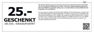 25 Ikea Gutschein Auf Alles Ab 200 Einkaufswert On Und Offline