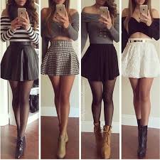 Black And White Tartan Skater Skirt Outfit Google Search With Images Skater Skirt Outfit Cute Outfits Fashion