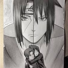 Uchiha Brothers My Two Favourite Characters This Drawing Was Way More Challenging That I Expected Especially Naruto Sketch Naruto Drawings Naruto Tattoo