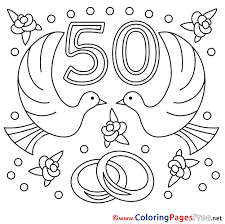 Maybe you would like to learn more about one of these? 50 Years Wedding Printable Coloring Pages For Free