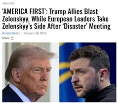 Following Volodymyr Zelenskyy's public spat with President Donald Trump and  Vice President JD Vance in the oval office