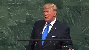 Resultado de imagen de trump en onu fotos