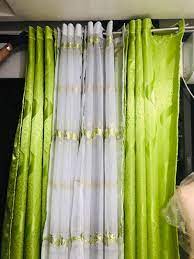 This sheer curtain can be widely used in. Apple Green Curtains Furniture Home Living Home Improvement Organization Home Improvement Tools Accessories On Carousell