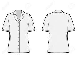Body&fit apparel is a clothing line for every gender looking to feel good in their body while wearing the perfect fit. Pajama Style Blouse Technical Fashion Illustration With Notched Royalty Free Cliparts Vectors And Stock Illustration Image 150685414