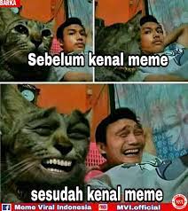 When a host uses a meme, the meme's life is extended. Before After Meme Viral Indonesia Facebook