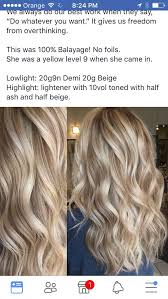 Keep to a shade that is the same or darker than the top section of your ombre. Light Blonde Hair With Highlights Aveda Hair Aveda Hair Color Ombre Hair Blonde