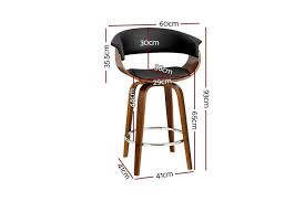 Set of 2 counter height bar stools. 2x Bar Stools Wooden Bar Stool Swivel Kitchen Dining Chairs Leather Black Kogan Com