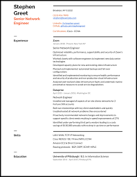 Hence, the network engineer career objective should clearly state the position you are seeking in the company and describe the skills and qualifications that make you suitable for this position. 5 Network Engineer Resume Samples That Worked In 2021