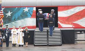 Bush S Casket Met By Tens Of Thousands Of Mourners Along Its 3 000 Mile Journey