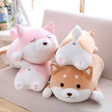 Cartoon Perna De Pluș Pentru Caini Shiba Inu Jucării Pentru Copii Cadou Perna Pentru Copii Pentru Copii Cadou De Shiba Inu Dog Cute Stuffed Animals Cute Plush