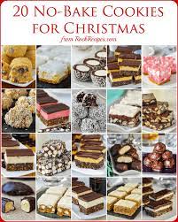 No Bake Christmas Cookies Now Updated To 25 Freezer Friendly Recipes Christmas Baking Cookies Holiday Baking Baking