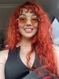 My hair after a water park <<< I love feeling like I'm in an 80s hair band.  Also, if anyone wants to help me figure out my natural hair texture and what