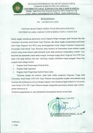 Jun 08, 2021 · selanjutnya aulia tri hartanto hijrah ke persewa wamena,. Rekruitmen Dosen Tetap Non Pns Universitas Amal Ilmiah Unaim Yapis Wamena Universitas Amal Ilmiah Yapis Wamena