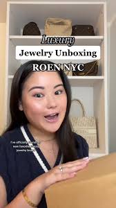 Luxury Jewelry Unboxing with ROEN NYC 18k Gold Earrings