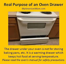 Close the oven door and allow the dough to rise as instructed. What Is The Bottom Drawer Of An Oven Really For Snopes Com