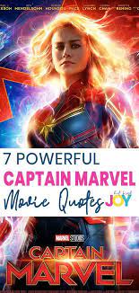 These Captain Marvel Quotes Will Really Remind You Of How Powerful This Female Superhero Is Captainmarvel Via Marvel Quotes Marvel Movies Captain Marvel