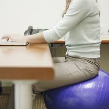 Beginner S Guide How To Sit On A Stability Ball Exercise Ball Chairs Ball Exercises Office Exercise