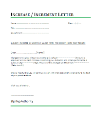 A Salary Increment Letter Template Is Generally A Summary Of The Employee S Duties And Achievements Being Presen Salary Increase Word Template Payslip Template