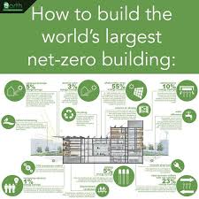 Infographic How To Build The World S Largest Net Zero Building Zero Energy Building Green Architecture Sustainable Architecture