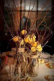 Ideas For Centerpieces Without Flowers Weddings Do It Yourself Planning Wedding Fo Rustic Wedding Centerpieces Creative Centerpieces Wedding Centerpieces