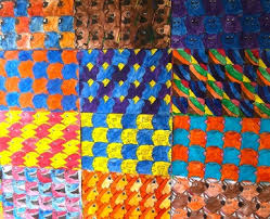 Cut along the line you drew and interchange the pieces. Tessellations Creative Art Room