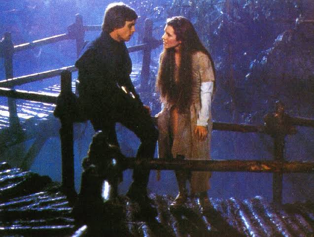 Resultado de imagem para luke e leia em endor"