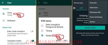 Cara Merubah Whatsapp Menjadi Mode Gelap Dark Mode Gelap Pesiar Ponsel