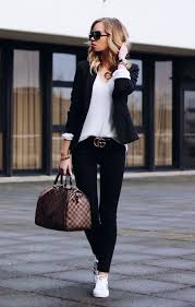 34 Best Work Outfits Ideas With Sneakers Vis Wed Casual Chic Outfit Trendy Business Casual Womens Business Casual