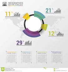 Abstract Pie Chart Graphic For Business Design Modern