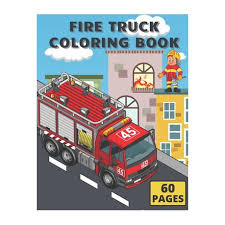 Fire station coloring pages are a fun way for kids of all ages to develop creativity, focus, motor skills and color recognition. Fire Truck Coloring Book For Kids With Bonus Activity Page Firefighter Flame Colouring Crayola Trucks Buy Online In South Africa Takealot Com
