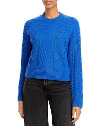 Rag Bone Pierce Cashmere Cable Knit Sweater Bloomingdale S