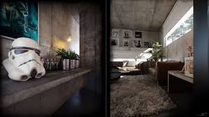 Three Contrasting Home Designs Star Wars Room Decor Star Wars Living Room Star Wars Room