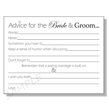 Diy Advice For The Bride Groom Printable Cards For A Bridal Shower Or Wedding Tiny Heart Design Always Never Etc Wedding Advice Cards Wedding Advice Advice Cards