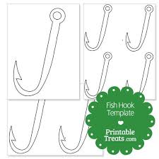 Fish Hook Printable Fish Hook Hook Printables