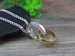 Sterling Silver Ring Holder Necklace Mens Ring Holding Mens Silver Necklace Ring Holder Necklace Silver Ring Designs