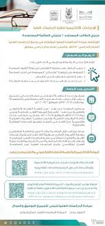 الإجراءات الأكاديمية لطلبة الدراسات العليا كلية اللغة العربية وآدابها جامعة أم القرى