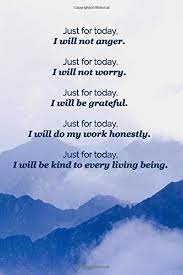 Hazelden betty ford's thought for the day offers daily meditations for people in recovery or affected by addiction to alcohol or other drugs. Just For Today Reiki Principles Blue Mountain Theme Blank Lined Notebook For Your Reiki Practice Meditation And Energy Healing Amazon De Lilynotes Fremdsprachige Bucher