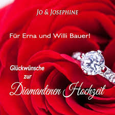 Die diamantene hochzeit ist ein ganz besonderes jubiläum. Originelle Grusse Fur Diamantene Geschenk Zum Hochzeitstag