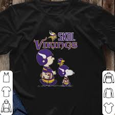 Shop new minnesota vikings apparel and gear at fanatics international. Awesome Skol Vikings Charlie Brown And Snoopy Minnesota Viking Shirt Hoodie Sweater Longsleeve T Shirt