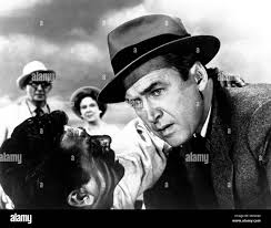 THE MAN WHO KNEW TOO MUCH, top, background, from left: Bernard Miles,  Brenda De Banzie; foreground from left: Daniel Gelin Stock Photo