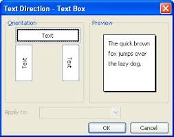 Changing Text Orientation Microsoft Word