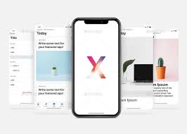 Phone X App Presentation Mock Up App Presentation Mockup