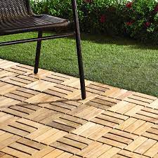 All our teak outdoor furniture is crafted from the finest selection of legally sourced, certified teak wood. 12 X 12 Teak Patio Flooring Tiles 10 Pack Patio Flooring Outdoor Flooring Teak Patio