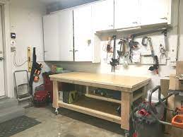 How to build the garage workbench. How To Build The Ultimate Diy Garage Workbench Free Plans